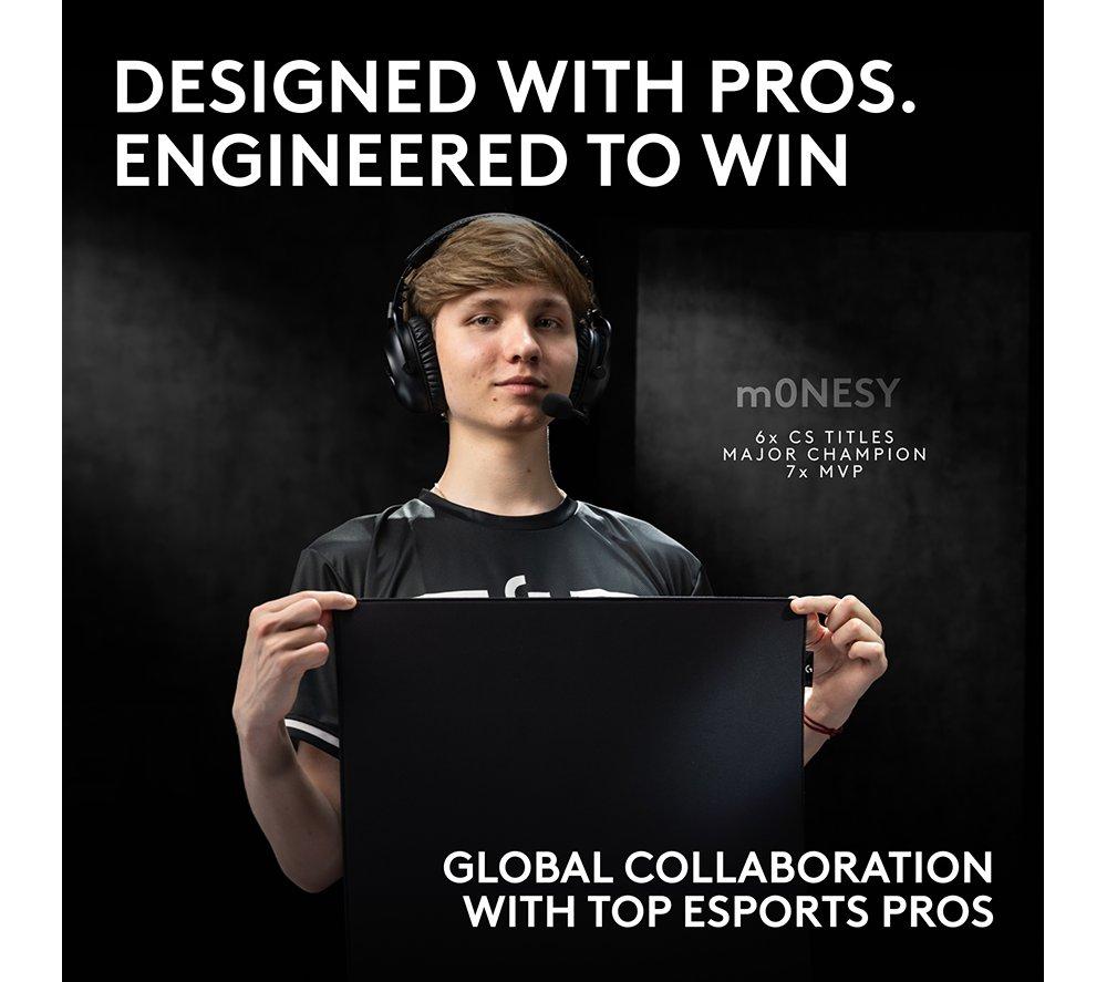 LOGITECH Pro X Control Mouse Mat - Black image number 7 of 9