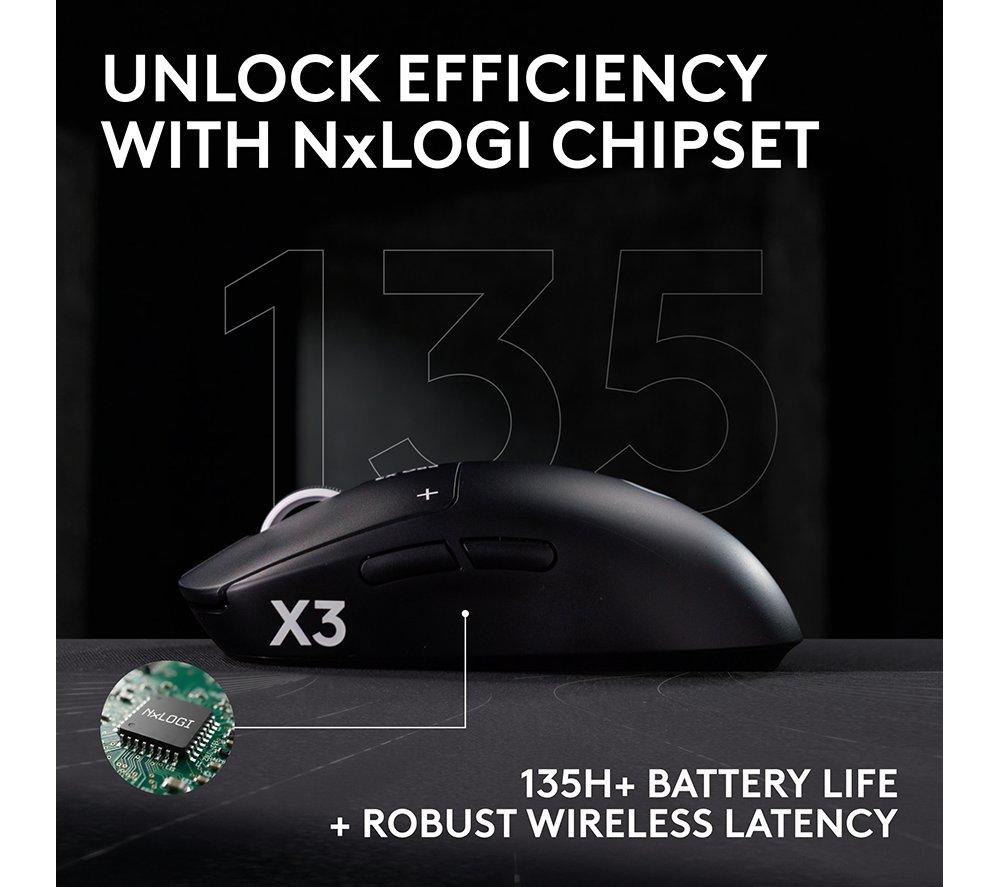 LOGITECH G Pro X3 Superstrike Wireless Optical Gaming Mouse - Pink Eclipse image number 4 of 11