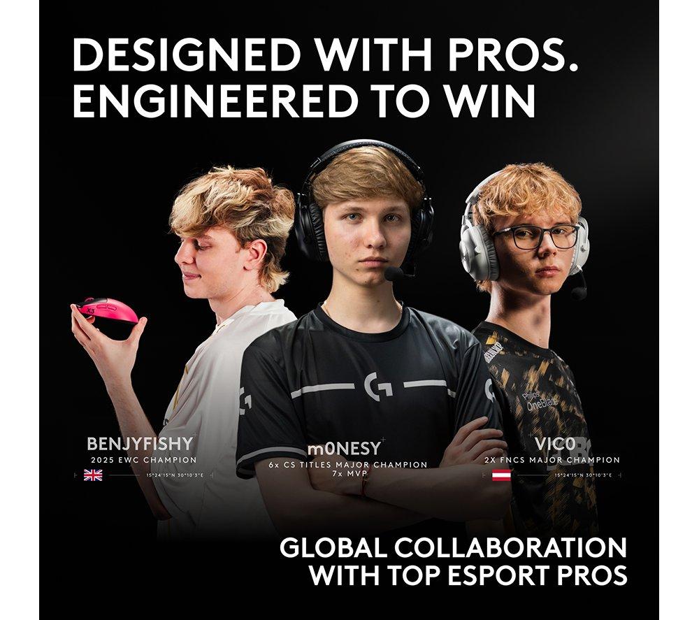 LOGITECH G Pro X3 Superstrike Wireless Optical Gaming Mouse - Pink Eclipse image number 9 of 11