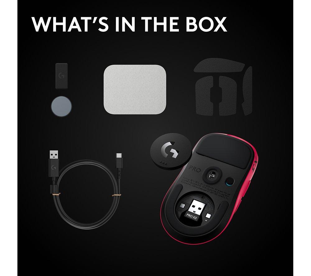 LOGITECH G Pro X3 Superstrike Wireless Optical Gaming Mouse - Pink Eclipse image number 11 of 11