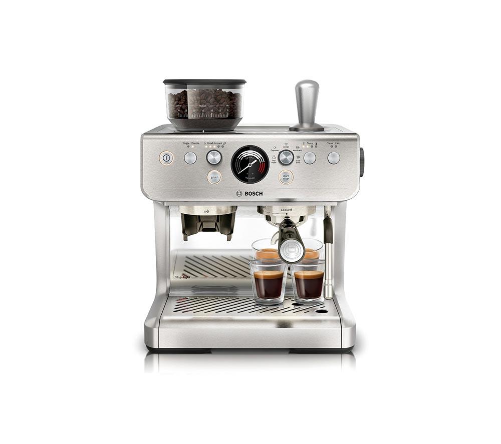 BOSCH Series 4 HomeCafe PFG403B3 Semi-Automatic Coffee Machine - Silver image number 2 of 15