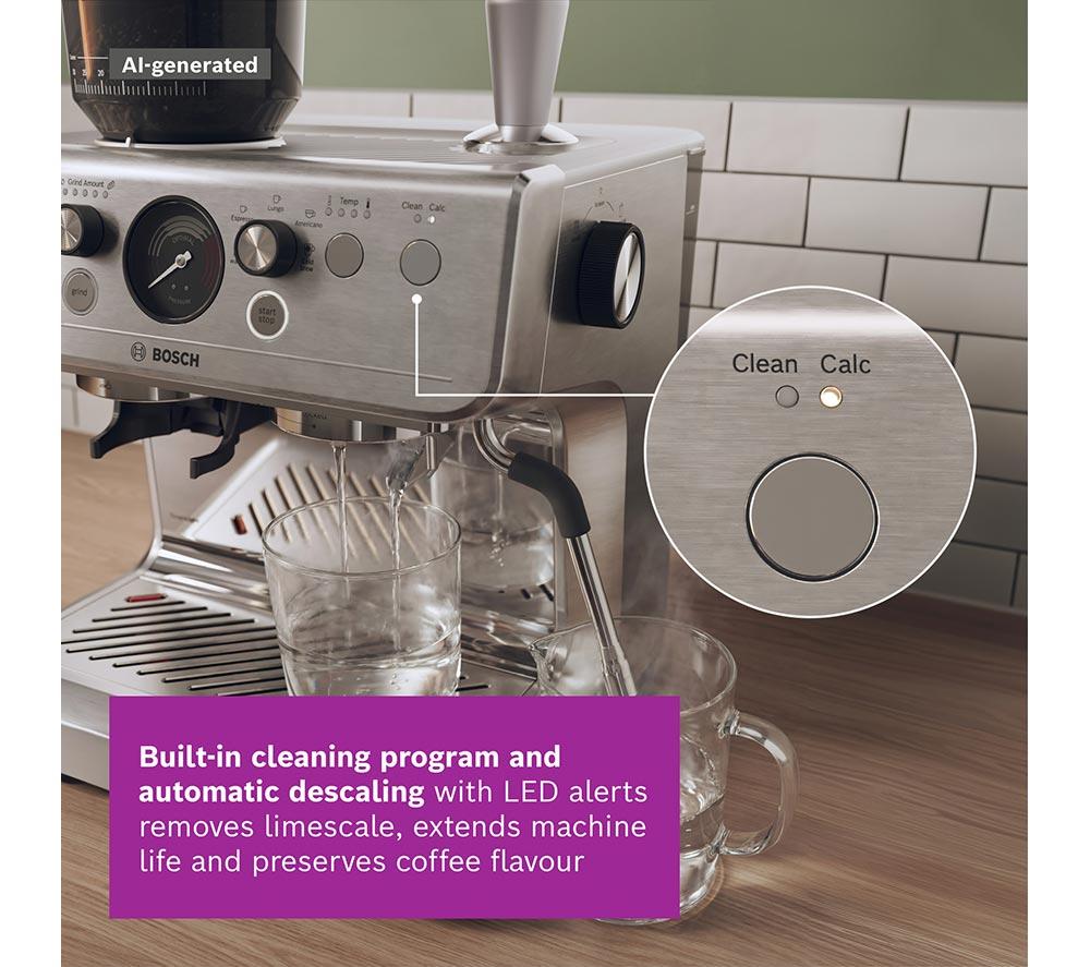 BOSCH Series 4 HomeCafe PFG403B3 Semi-Automatic Coffee Machine - Silver image number 9 of 15