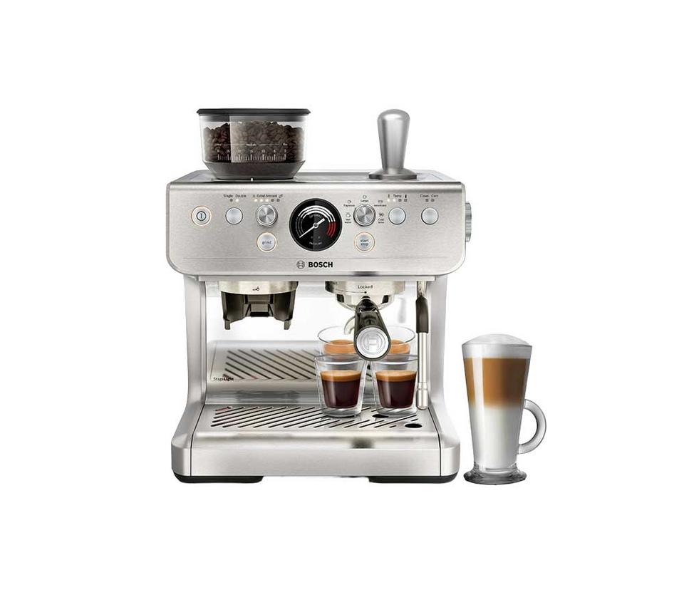 BOSCH Series 4 HomeCafé PFG401C3 Semi-Automatic Bean to Cup Coffee Machine - Stainless Steel
