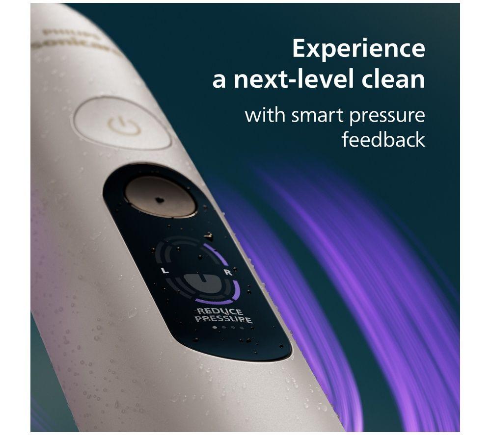 PHILIPS Sonicare Next-Gen DiamondClean Series 8500 HX8513/11 Electric Toothbrush - White image number 2 of 4