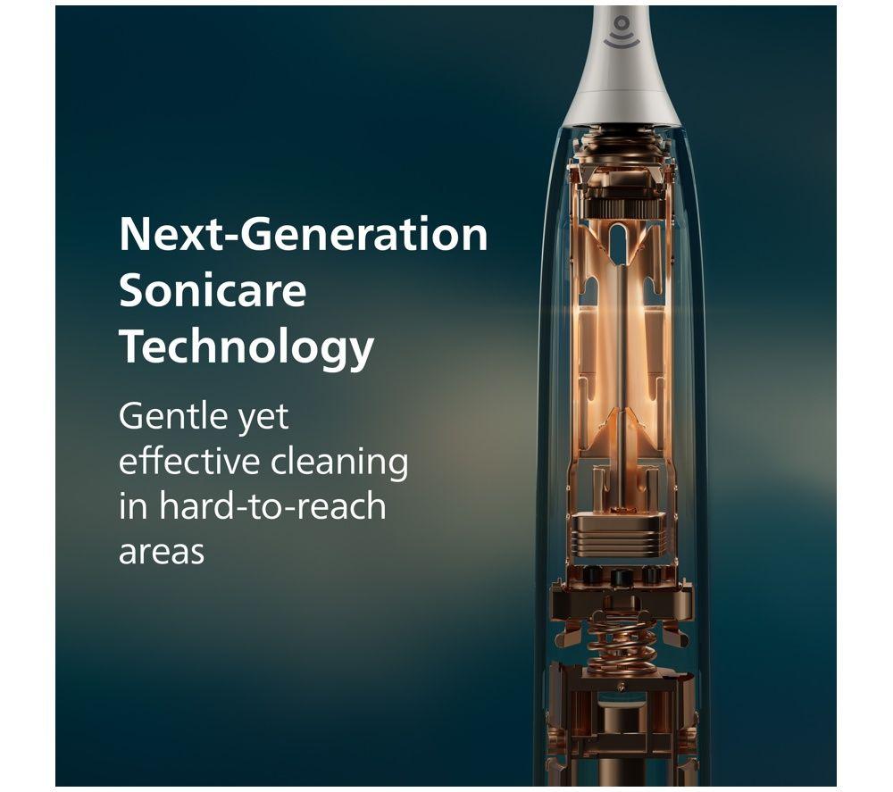 PHILIPS Sonicare Next-Gen DiamondClean Series 8500 HX8513/11 Electric Toothbrush - White image number 4 of 4