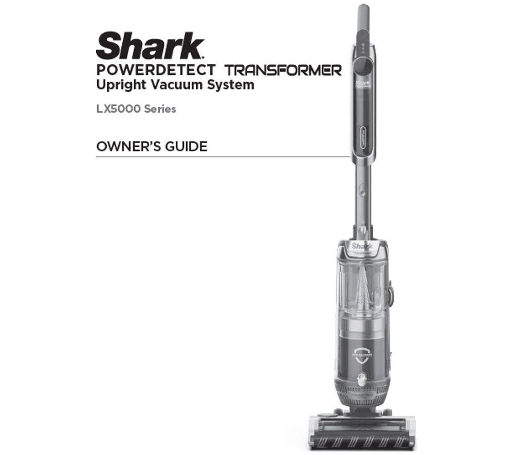SHARK PowerDetect Transformer LX5000UKT Bagless Upright Vacuum Cleaner - Chimera & Ice Blue image number 2 of 2