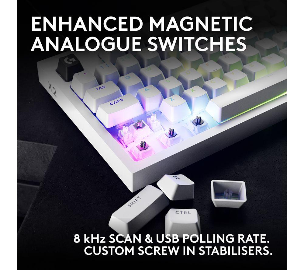 LOGITECH PRO X2 RAPID Mechanical Gaming Keyboard - White image number 4 of 10