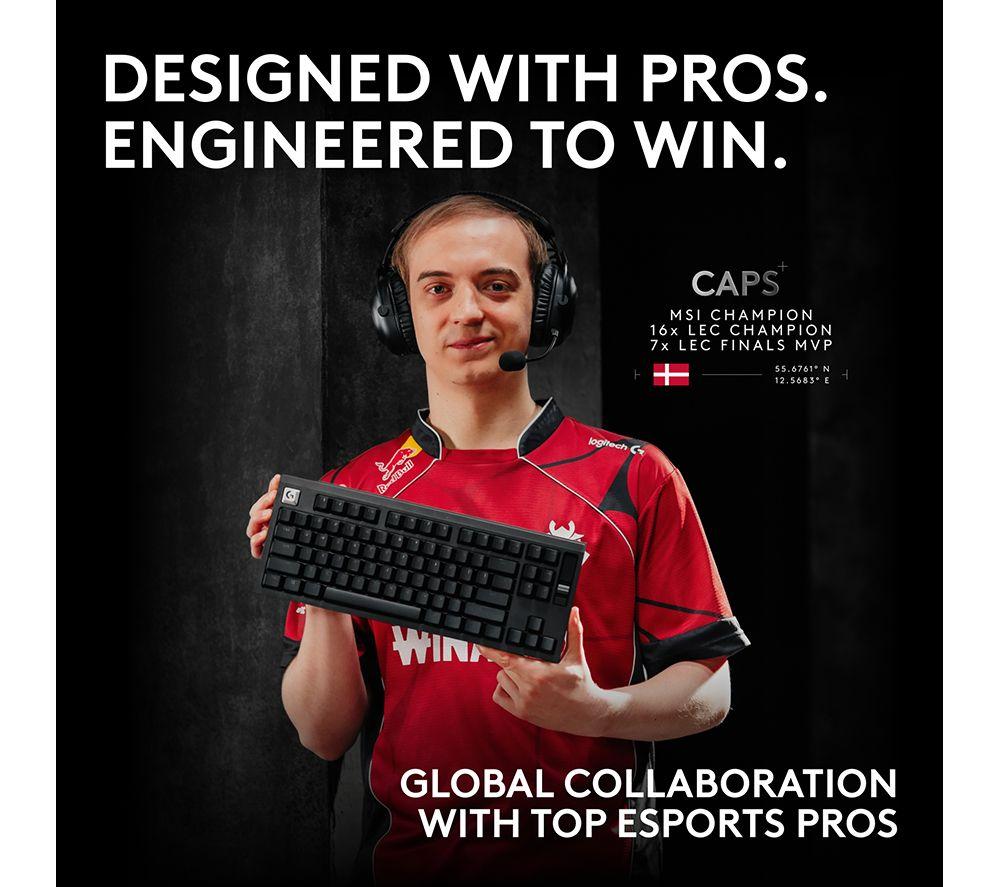 LOGITECH PRO X2 RAPID Mechanical Gaming Keyboard - White image number 8 of 10