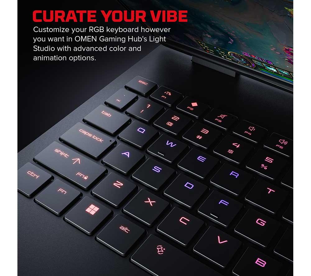 HP HyperX OMEN 15" Gaming Laptop (Intel&reg; Core&trade; Ultra 7, RTX 5060, 512 GB SSD), Gaming Mouse & Wireless Headset Bundle image number 8 of 30
