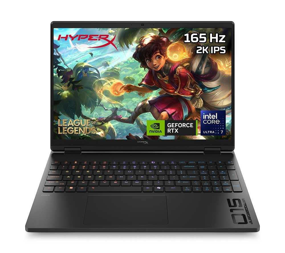 HP HyperX OMEN 15" Gaming Laptop (Intel&reg; Core&trade; Ultra 7, RTX 5060, 512 GB SSD), Gaming Mouse & Wireless Headset Bundle image number 26 of 30
