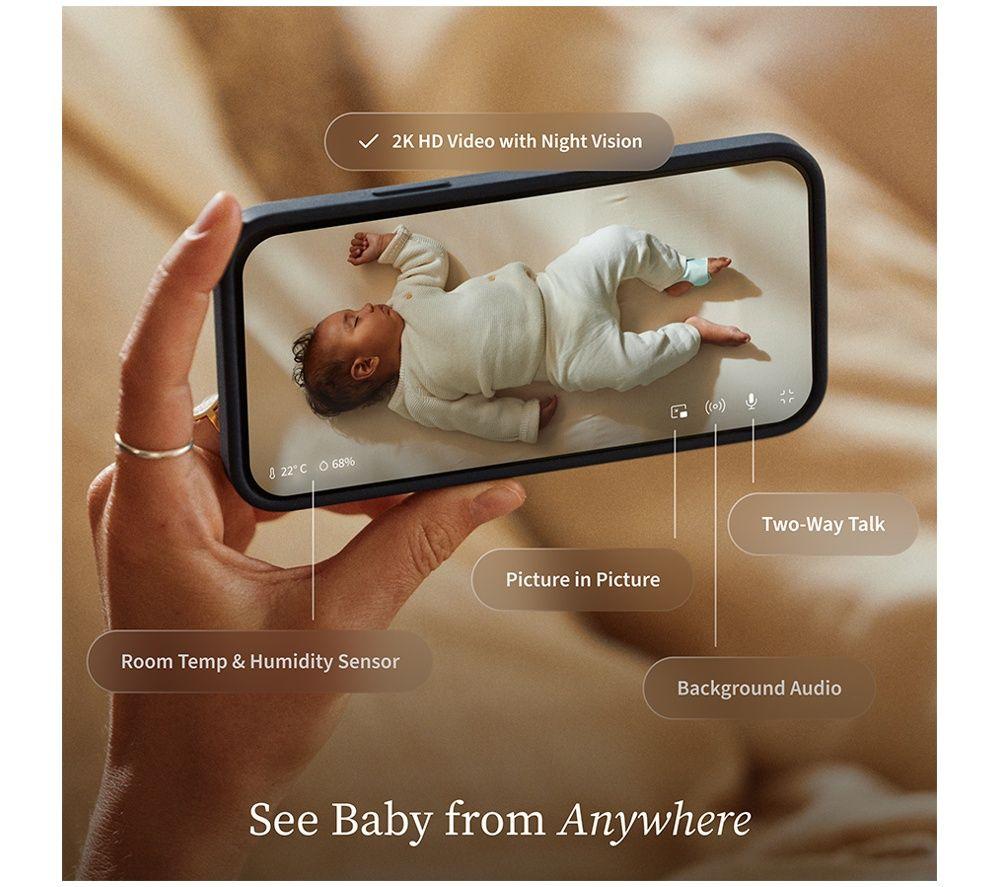 OWLET Dream Sight Baby Monitor - White image number 3 of 4