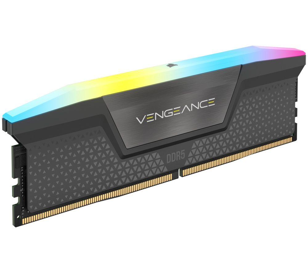 CORSAIR VENGEANCE RGB 16 GB DDR5 6000 MHz PC RAM image number 5 of 6