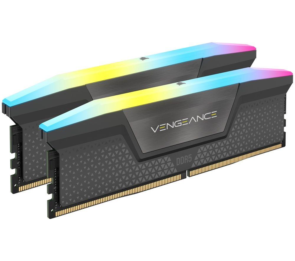CORSAIR VENGEANCE RGB 16 GB DDR5 6000 MHz PC RAM image number 6 of 6