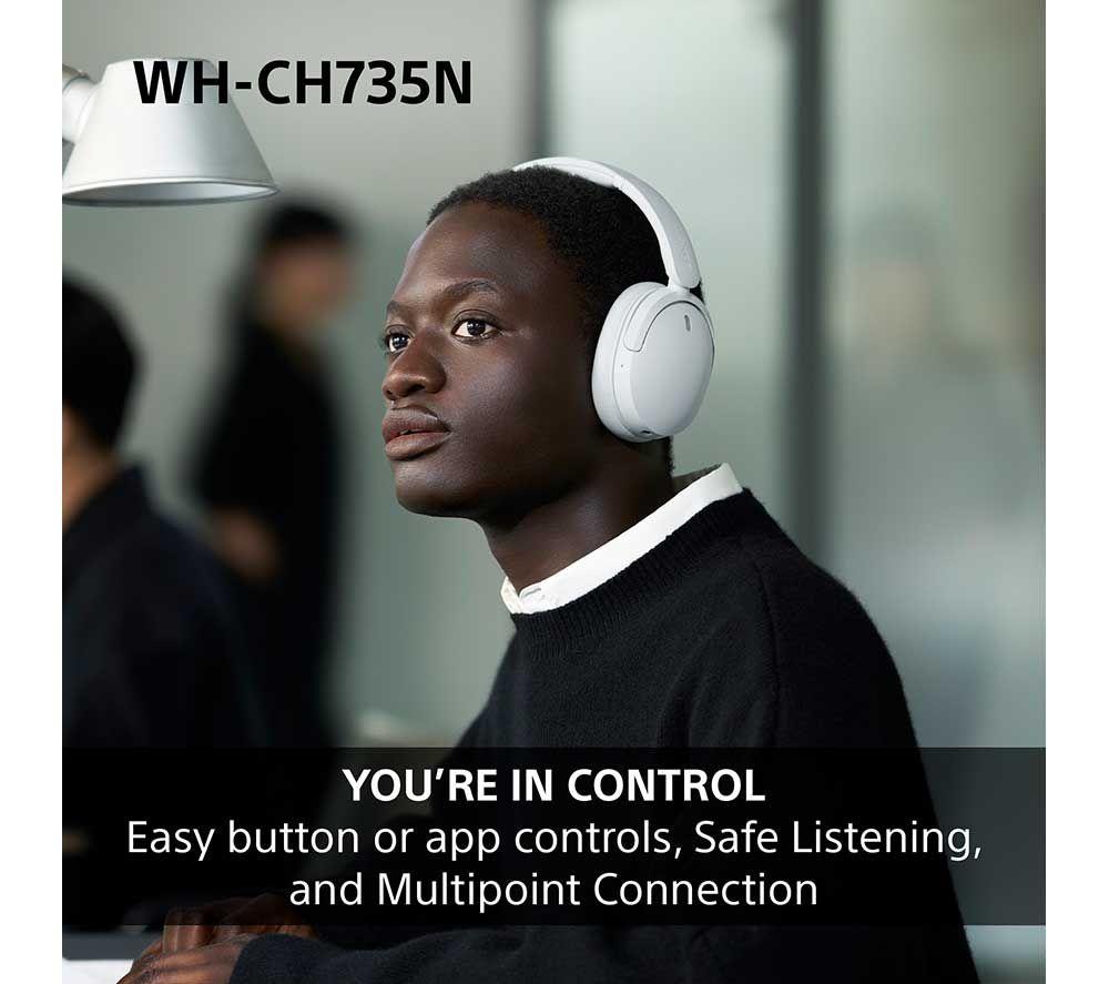 SONY WH-CH730NB Wireless Bluetooth Noise-Cancelling Headphones - Black image number 11 of 16