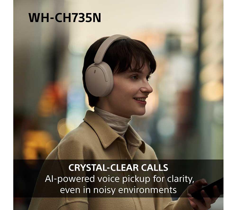 SONY WH-CH730NB Wireless Bluetooth Noise-Cancelling Headphones - Black image number 12 of 16