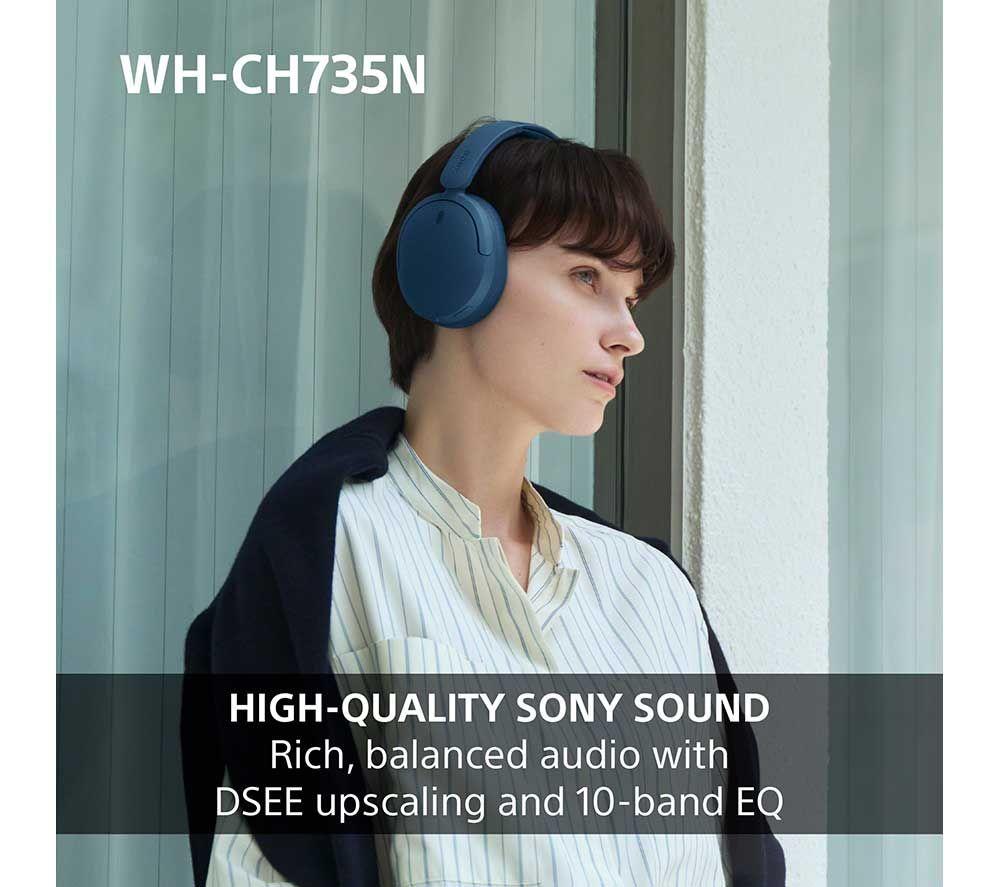 SONY WH-CH730NB Wireless Bluetooth Noise-Cancelling Headphones - Black image number 16 of 16