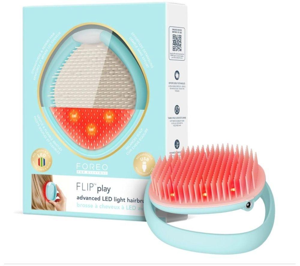FOREO FLIP Play Advanced LED Light Hairbrush - Ice Ice Baby image number 2 of 4