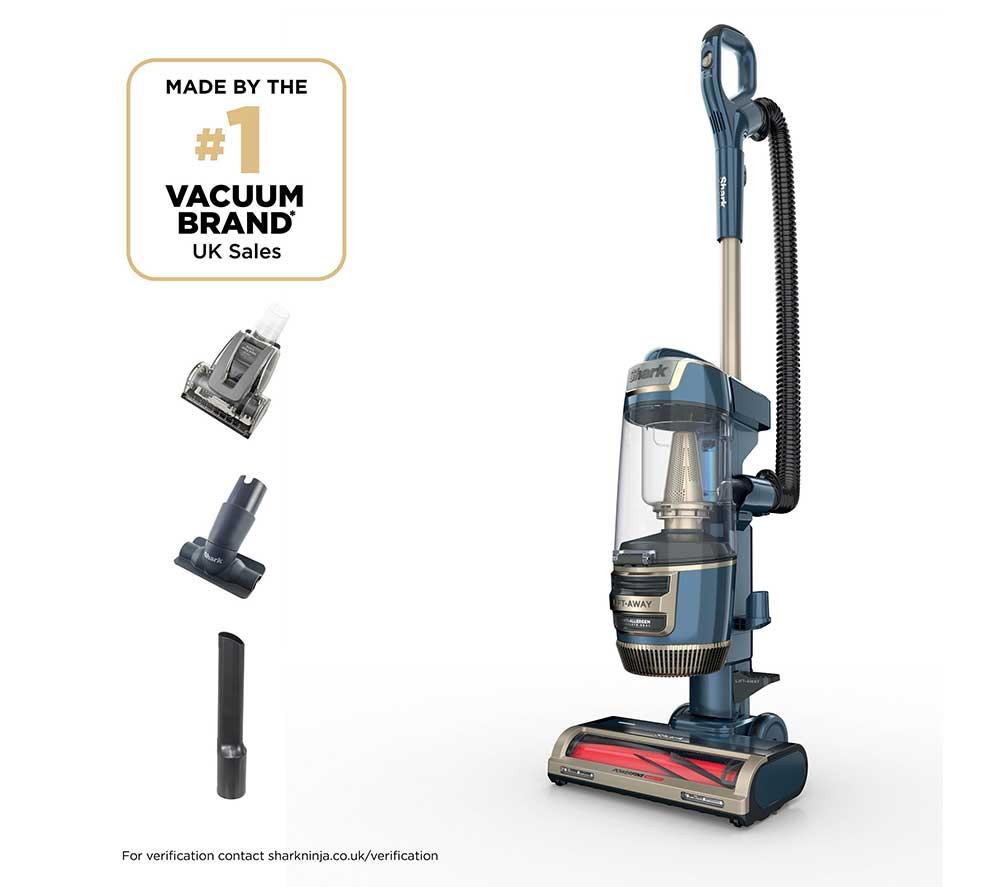 SHARK LU251UKT Rotator Pet Bagless Corded Upright Vacuum Cleaner - Dark Blue & Champagne image number 15 of 15
