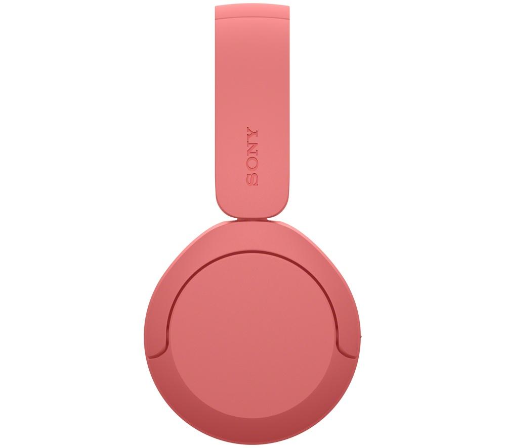 SONY WH-CH535 Wireless Bluetooth Headphones - Coral Red image number 10 of 13