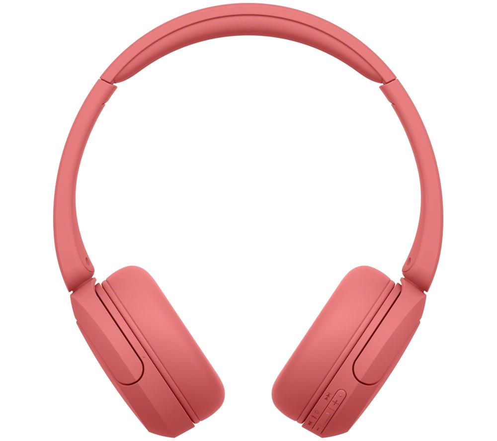 SONY WH-CH535 Wireless Bluetooth Headphones - Coral Red image number 11 of 13
