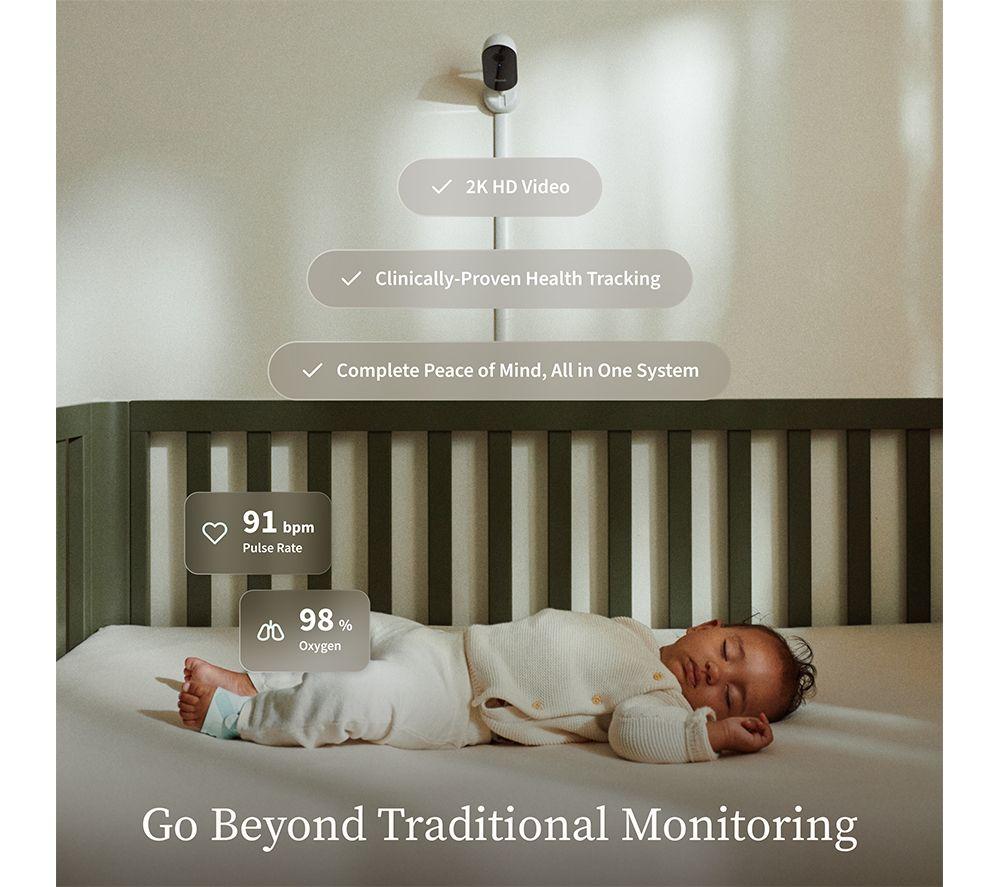 OWLET Duo Dream Sock & Sight Mint Baby Monitor - Blue image number 3 of 10