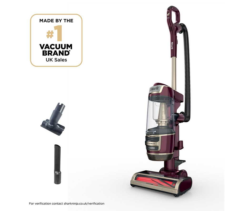 SHARK Rotator LU251UK Upright Bagless Vacuum Cleaner - Red Plum & Champagne image number 11 of 11