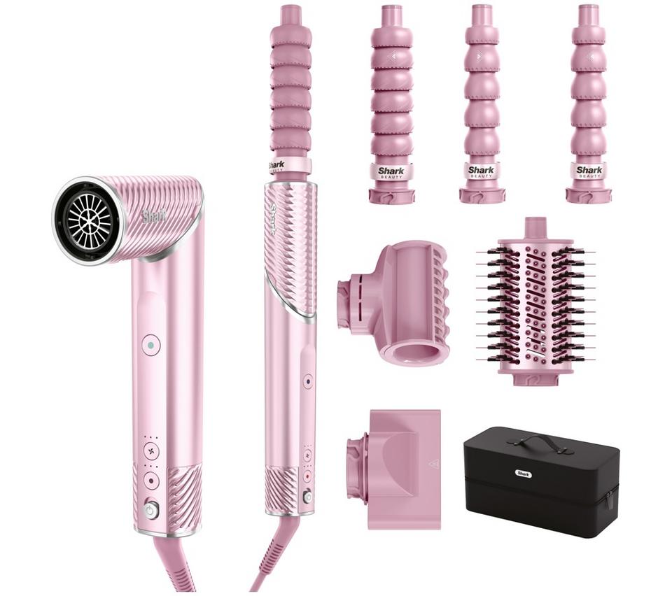SHARK FlexStyle Next Gen IonCurl Air Styler & Hair Dryer 5-in-1 - Pink​