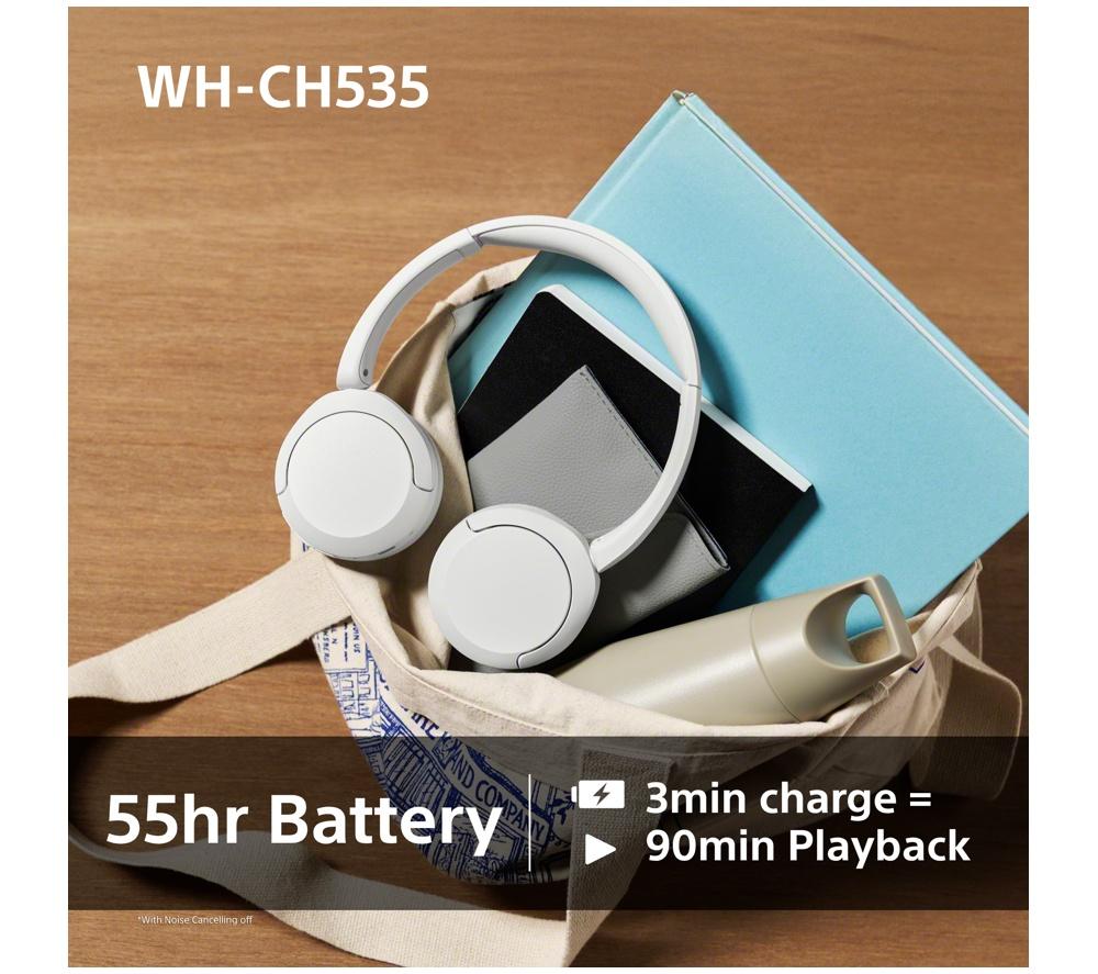 SONY WH-CH535 Wireless Bluetooth Headphones - Blue image number 5 of 13