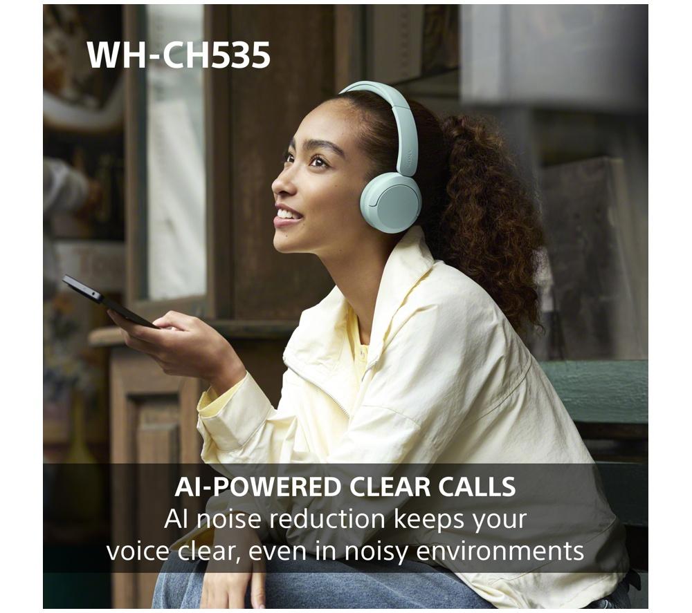 SONY WH-CH535 Wireless Bluetooth Headphones - Blue image number 6 of 13