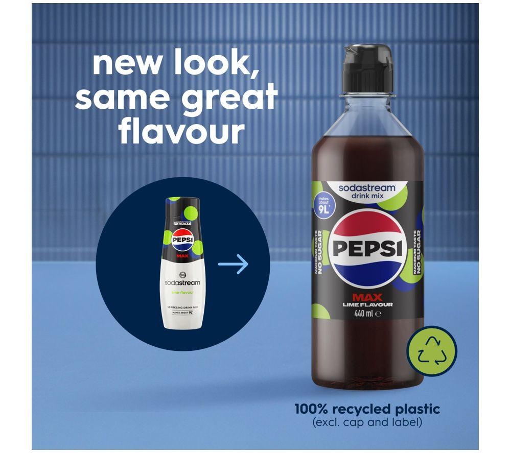 SODASTREAM Pepsi Max Lime Flavor Syrup - 440 ml image number 4 of 6