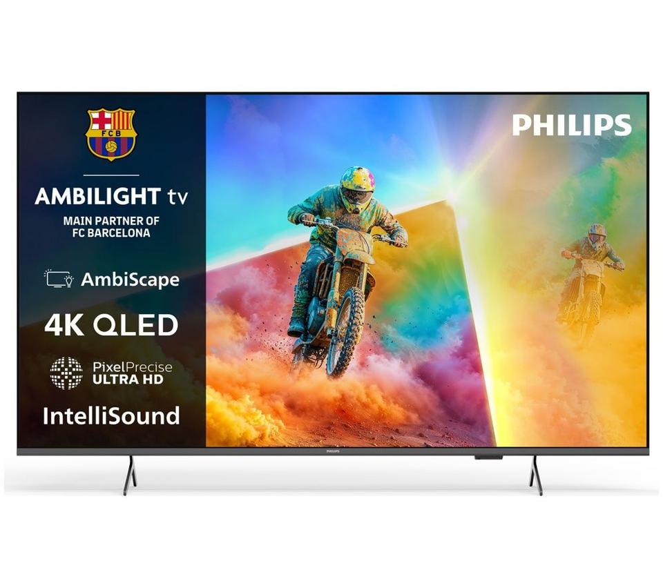 PHILIPS Ambilight PQS8501 65" QLED 4K HDR Smart TV (2026) with Freely - 65PQS8501/05