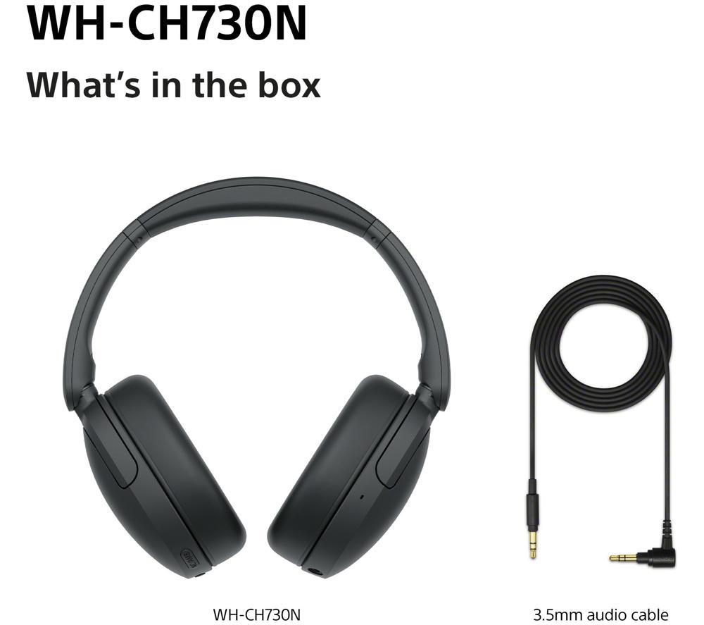 SONY WH-CH530 Wireless Bluetooth Headphones - Black image number 9 of 13