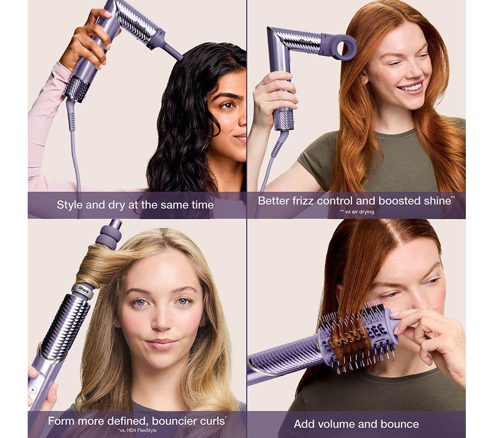SHARK FlexStyle IonCurl HD840UKPU Hair Styler & Curler - Lilac image number 5 of 14