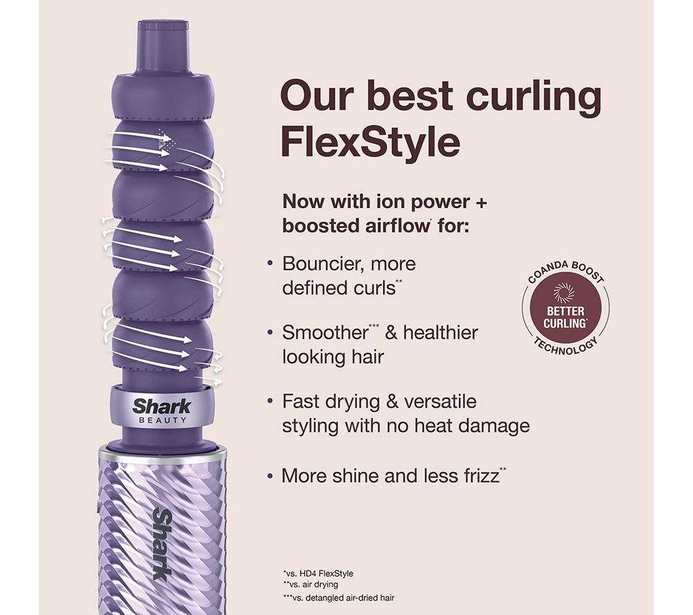 SHARK FlexStyle IonCurl HD840UKPU Hair Styler & Curler - Lilac image number 6 of 14