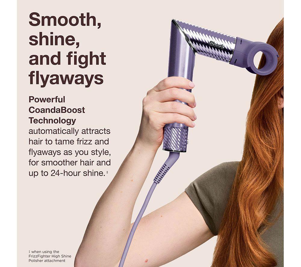 SHARK FlexStyle IonCurl HD840UKPU Hair Styler & Curler - Lilac image number 8 of 14