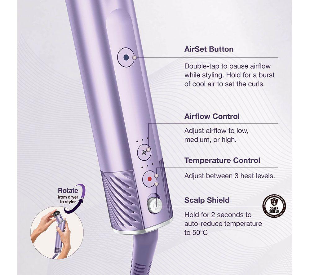 SHARK FlexStyle IonCurl HD840UKPU Hair Styler & Curler - Lilac image number 11 of 14
