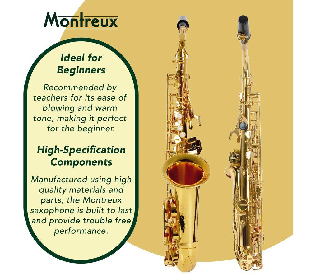 MONTREUX Student SAS701 EB Alto Saxophone - Golden image number 2 of 6