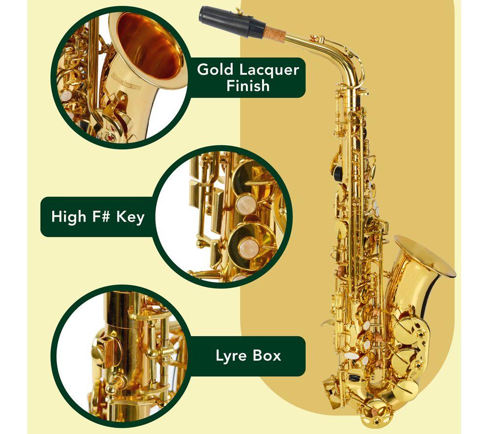 MONTREUX Student SAS701 EB Alto Saxophone - Golden image number 3 of 6