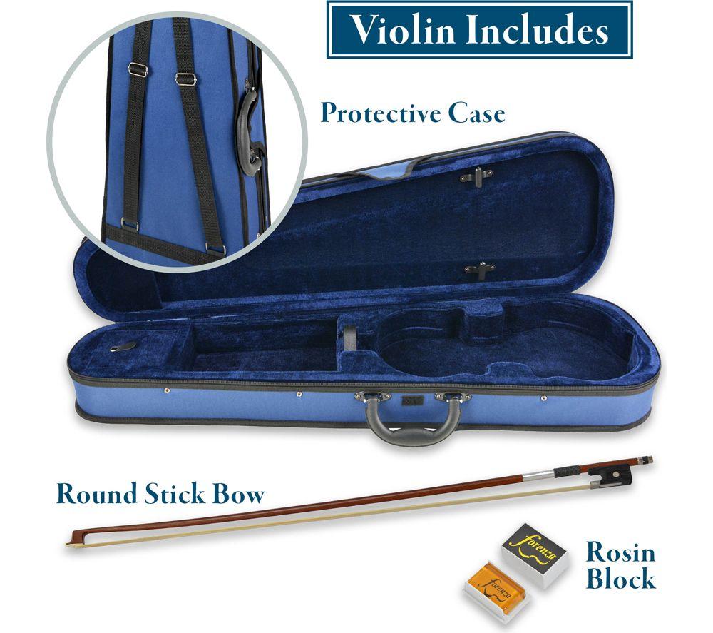 FORENZA Prima I Series 3/4 Size Acoustic Violin - Brown image number 2 of 5