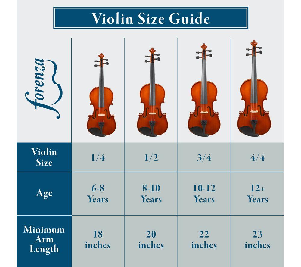 FORENZA Prima I Series 3/4 Size Acoustic Violin - Brown image number 5 of 5