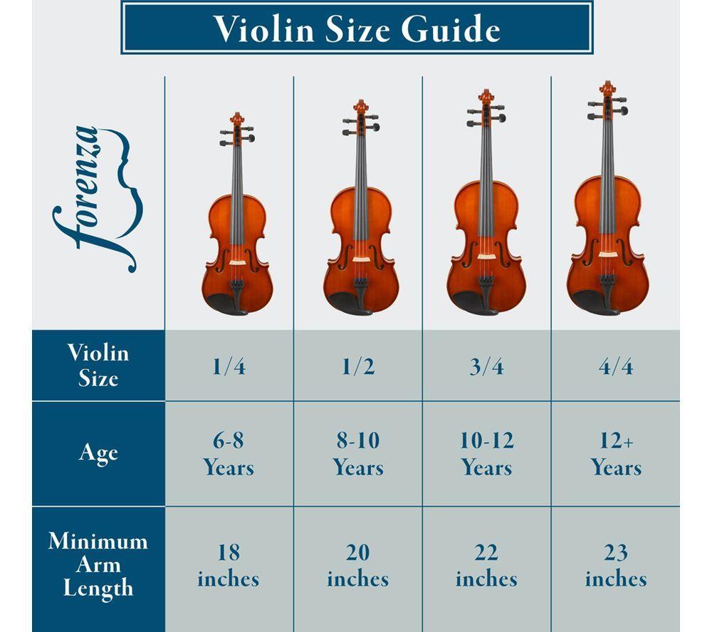 FORENZA Prima I Series 1/2 Size Acoustic Violin - Brown image number 2 of 5