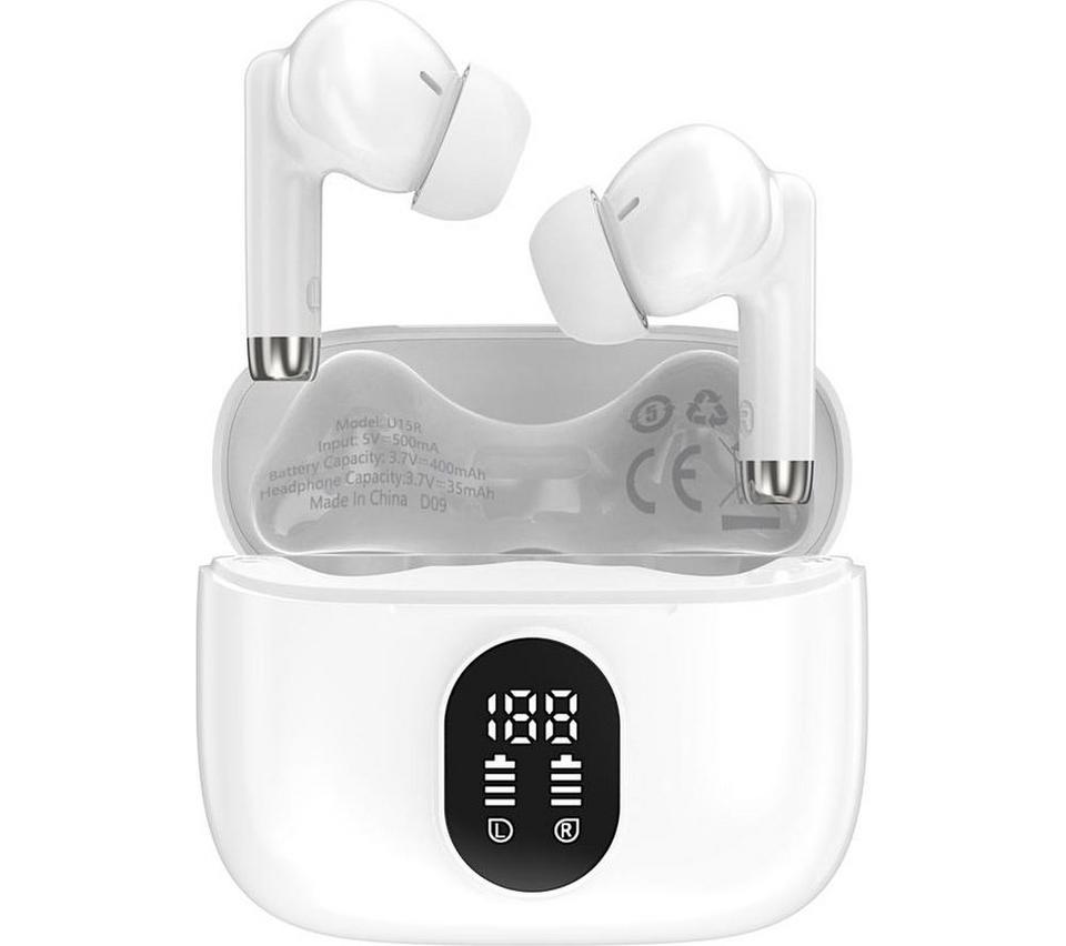 MAPLIN U15 Wireless Bluetooth Earbuds - White