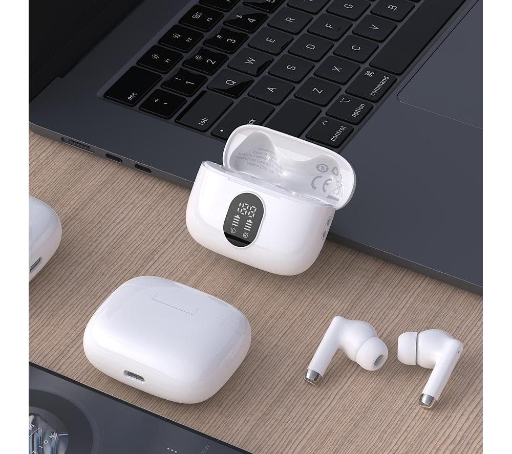 MAPLIN U15 Wireless Bluetooth Earbuds - White image number 3 of 4