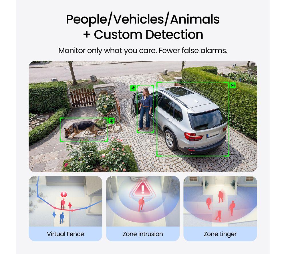 REOLINK OMVI 3i 4K Ultra HD WiFi Outdoor Security Camera - Black & White image number 2 of 7