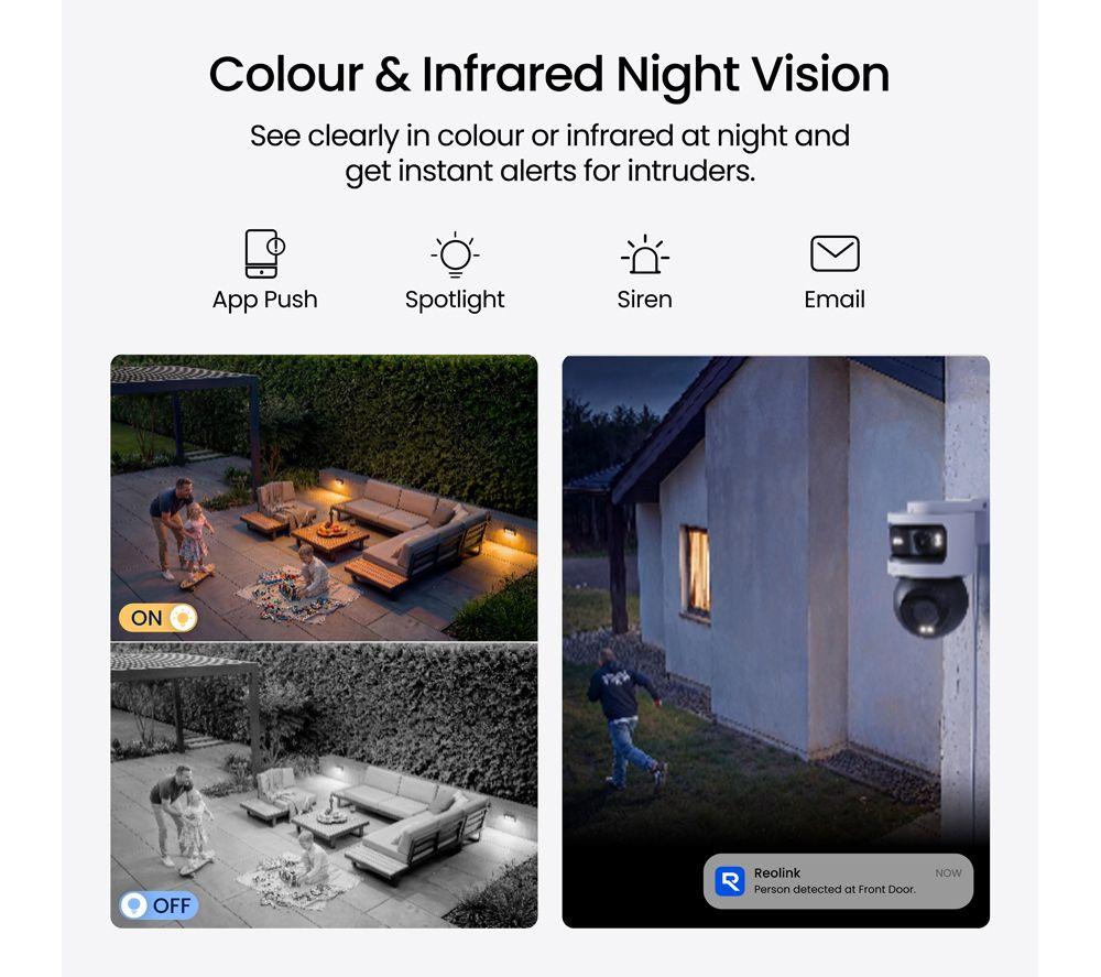 REOLINK OMVI 3i 4K Ultra HD WiFi Outdoor Security Camera - Black & White image number 3 of 7