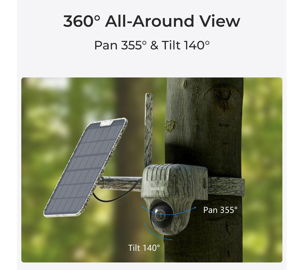 REOLINK Go Series G450 4K Wireless Outdoor Security Camera - Green image number 5 of 6
