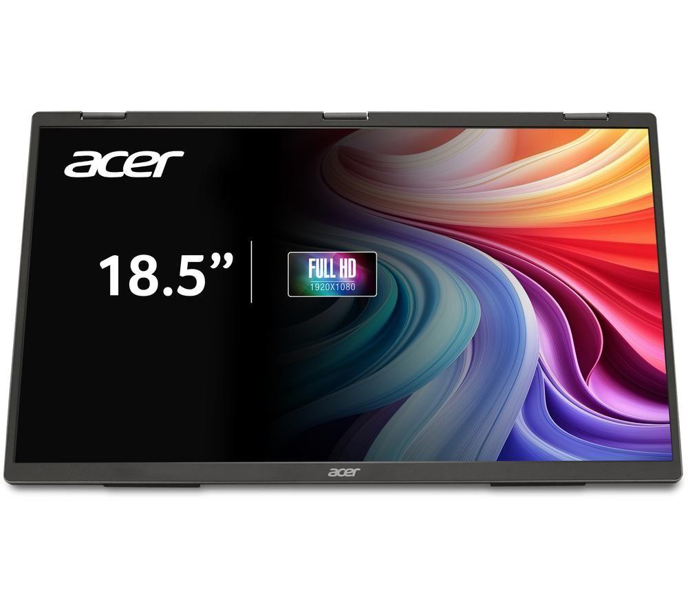 ACER PD193Q Dual Full HD 19" IPS LED Portable Monitor - Black image number 2 of 6
