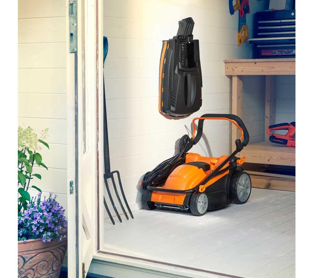 LAWNMASTER M2EB1637M-01 Corded Rotary Lawn Mower - Orange & Black image number 6 of 9