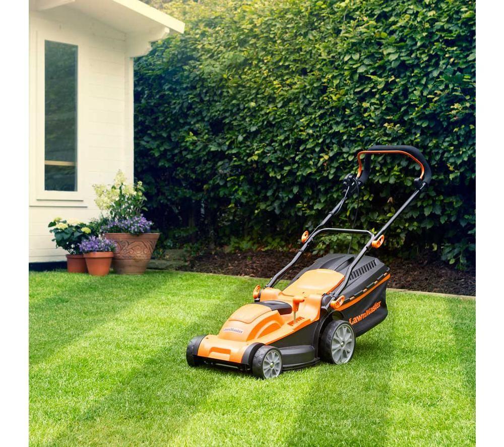 LAWNMASTER M2EB1637M-01 Corded Rotary Lawn Mower - Orange & Black image number 7 of 9
