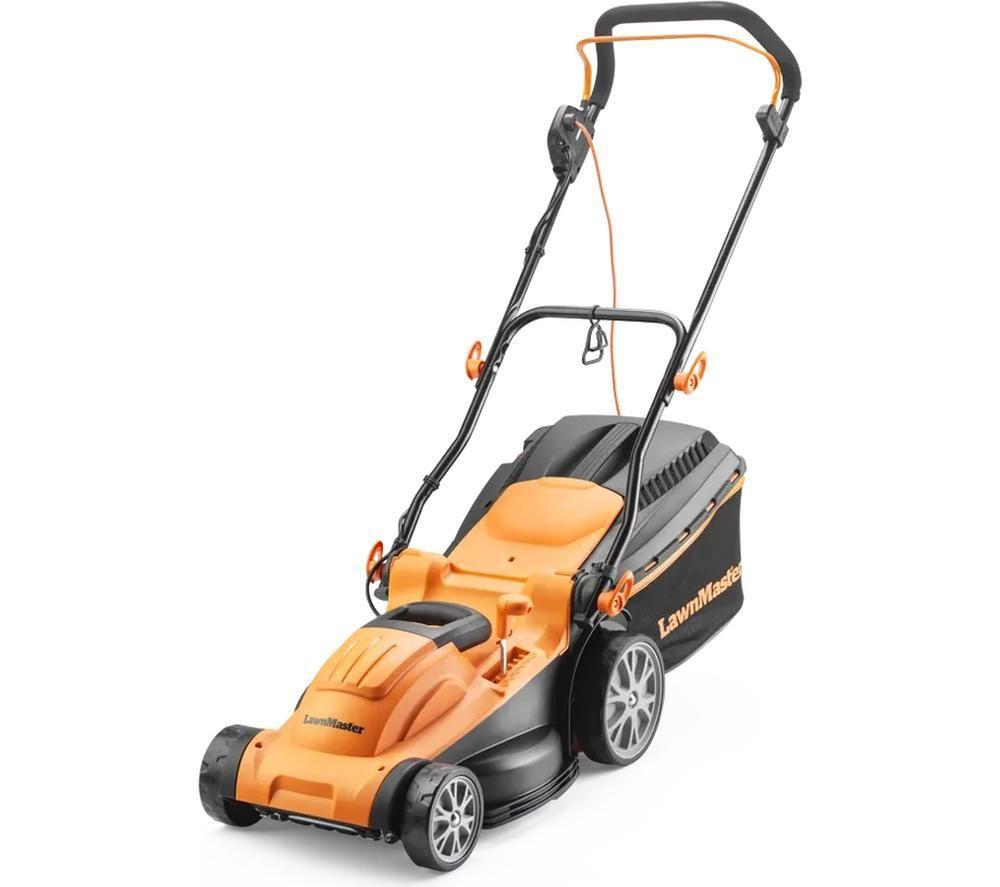 LAWNMASTER M2EB1637M-01 Corded Rotary Lawn Mower - Orange & Black image number 9 of 9